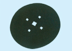 plain type harrow disc with 5 square hole