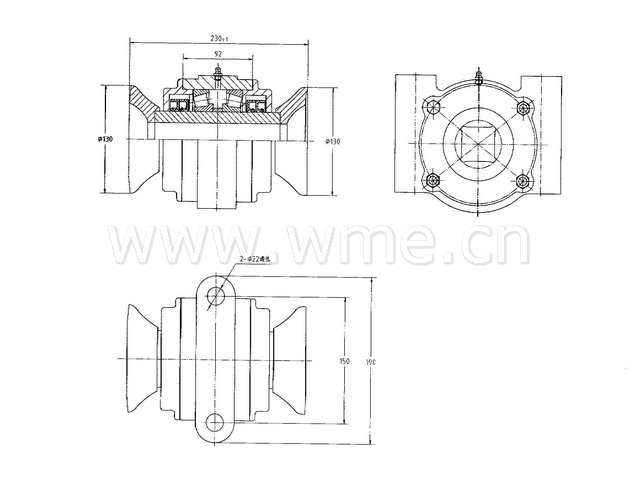 Mono Block - Cast Iron Mono Block with bearing