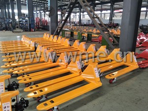 Pallet jack warehouse