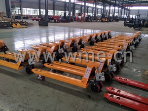 Pallet jack warehouse