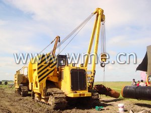 Pipelayer PMG40G in work site