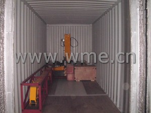 Truck Mounted Crane container shipment