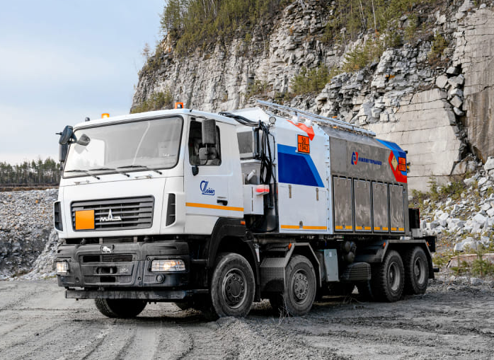MZU-14-5K - NPGM MZU-14-5K - NPGM Explosive Mixing Charging Truck
