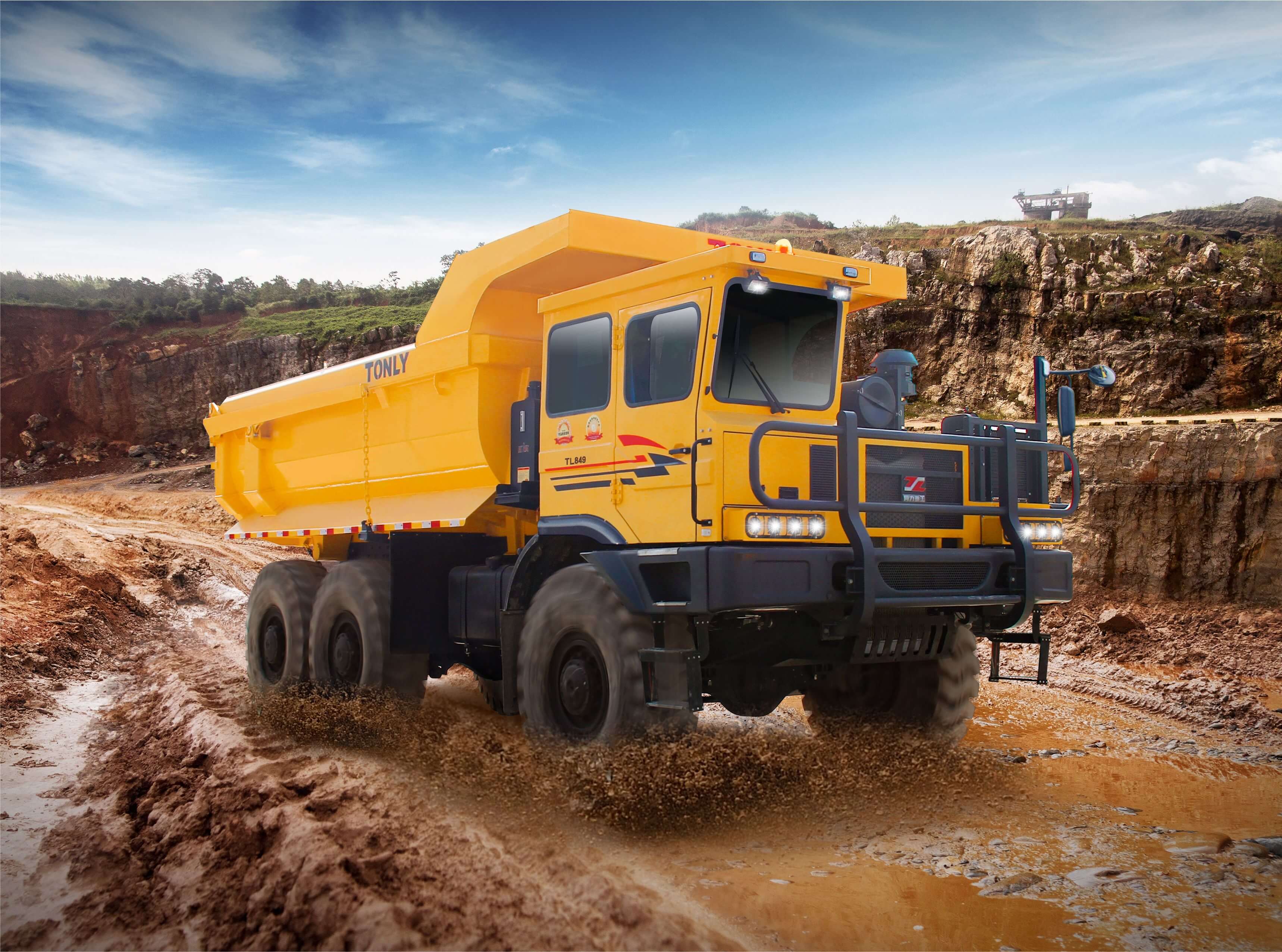 TL849 - Tonly TL849 mining dump truck