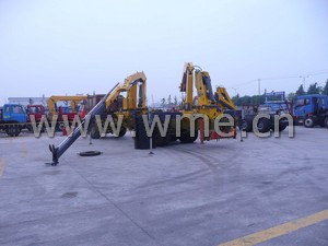 Truck Mounted Crane yard