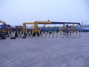 Truck Mounted Crane yard