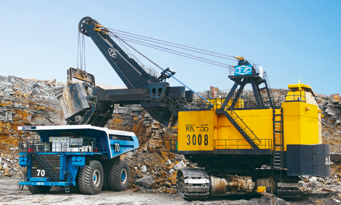 WK-55 - TZCO WK-55 - TZCO Mining Excavator
