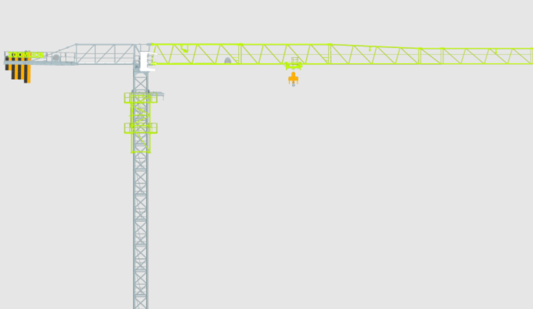 WA6015-8A - ZOOMLION WA6015-8A - ZOOMLION WA6015-8A Tower Crane